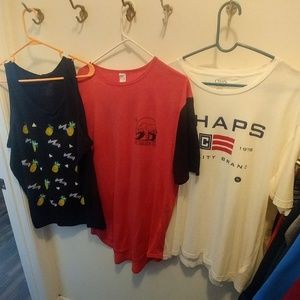 3 Mens XL Tops